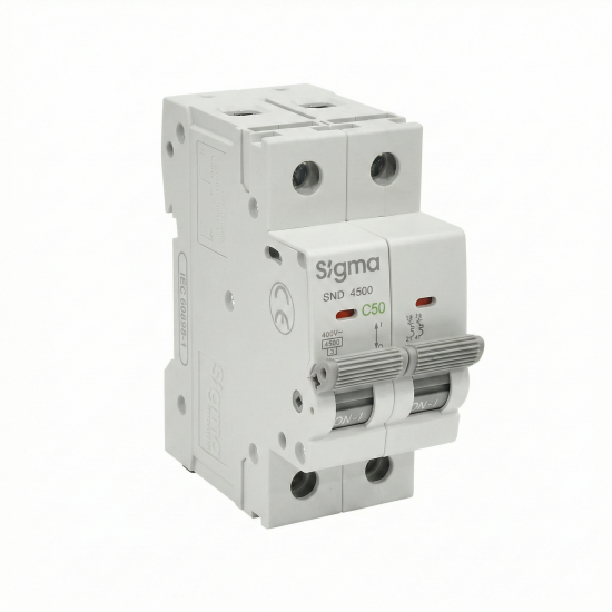 Sigma 2P 6kA SKD 6000 Yüksek Akım Otomatik Sigorta - C Tipi (80A - 125A Seçenekli)