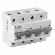 Sigma 4P 10kA SLD 10000 Trifaze + Nötr Yüksek Akım Sigorta - C Tipi (80A-125A Seçenekli)
