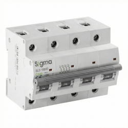 Sigma 4P 10kA SLD 10000 Trifaze + Nötr Yüksek Akım Sigorta - C Tipi (80A-125A Seçenekli)
