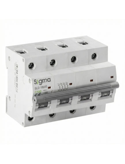 Sigma 4P 10kA SLD 10000 Trifaze + Nötr Yüksek Akım Sigorta - C Tipi (80A-125A Seçenekli)