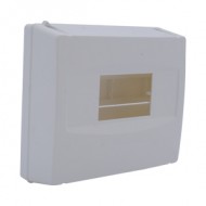 Çetinkaya ÇP 01035 Sıva Üstü Mühürlü ABS Otomat Sigorta Kutusu 4/8 Modül 12x14x6 cm