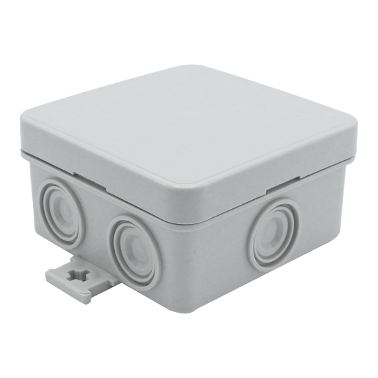 Çetinkaya ÇP 1021 Sıva Üstü Kırmalı Yüzeyli Opak Buat 75x75x40 Mini ABS Kutusu