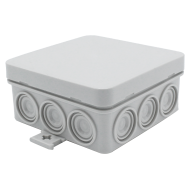 Çetinkaya ÇP 1022 Minibox 85x85x40 Kırmalı Opak ABS Sıva Üstü Buat