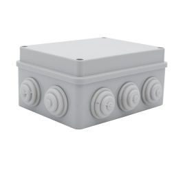 Çetinkaya ÇP 1051 Sıva Üstü Tıpalı Opak ABS Buat 150x110x70 mm Elektrik Bağlantı Kutusu