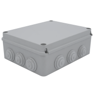 Çetinkaya ÇP 1053 Sıva Üstü Tıpalı Opak ABS Buat 250x200x90 Elektrik Bağlantı Kutusu