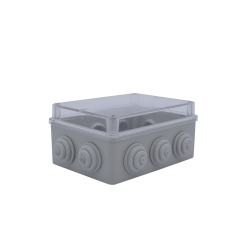 Çetinkaya ÇP 1151 150x110x70 ABS Sıva Üstü Tıpalı Şeffaf Buat