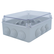 Çetinkaya ÇP 1154 310x230x130 ABS Sıva Üstü Tıpalı Şeffaf Buat