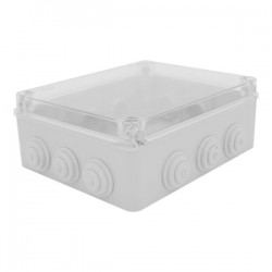 Çetinkaya ÇP 1172 Sıva Üstü Tıpalı Şeffaf Buat 150x150x70 mm ABS