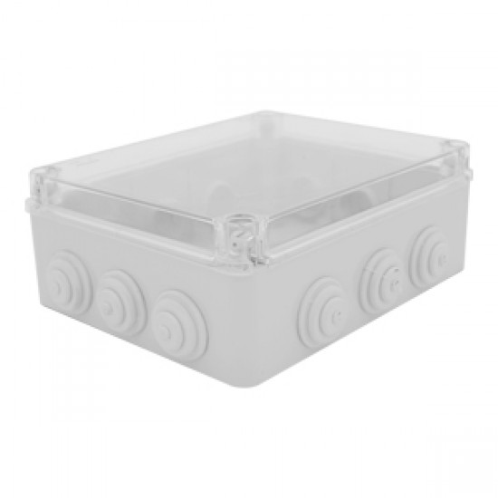 Çetinkaya ÇP 1172 Sıva Üstü Tıpalı Şeffaf Buat 150x150x70 mm ABS