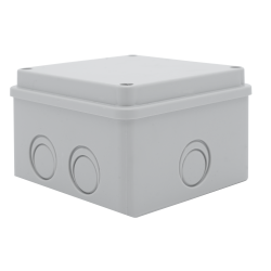 Çetinkaya ÇP 1235 Sıva Üstü Kırmalı Opak ABS Buat 110x110x70 mm