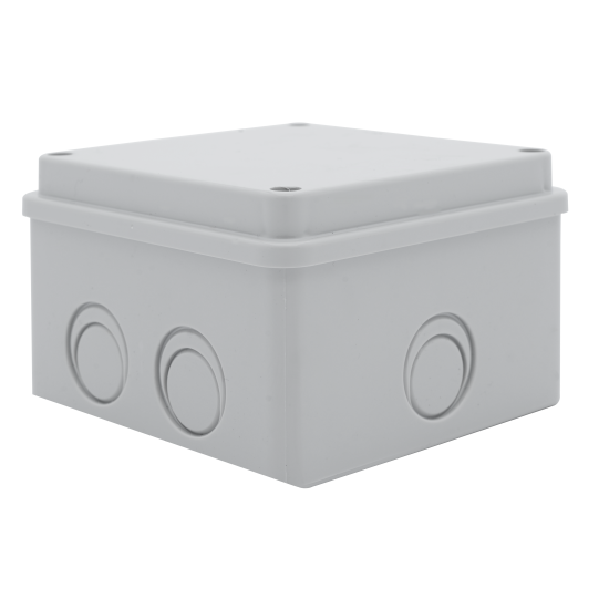 Çetinkaya ÇP 1235 Sıva Üstü Kırmalı Opak ABS Buat 110x110x70 mm