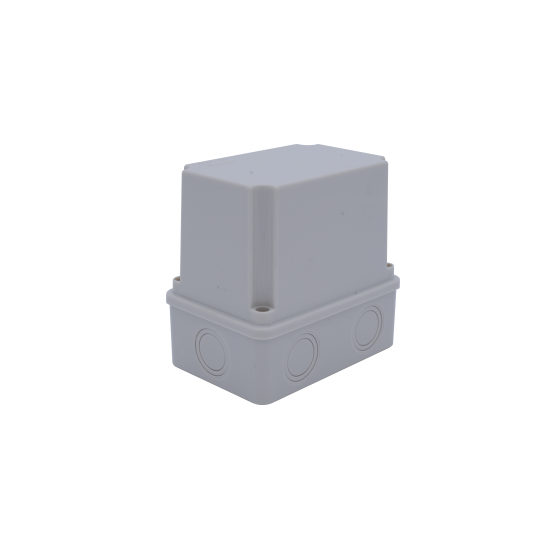 Çetinkaya ÇP 1259 Sıva Üstü Kırmalı Derin Opak ABS Buat - 80x120x120 mm Elektrik Bağlantı Kutusu