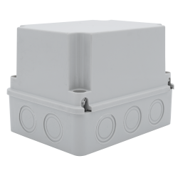 Çetinkaya ÇP 1262 Sıva Üstü Kırmalı Yüzeyli Opak ABS Buat 190x145x140 mm | Elektrik Tesisat Kutusu