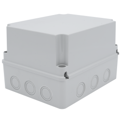 Çetinkaya ÇP 1263 Sıva Üstü Kırmalı Derin Opak ABS Buat 250x200x160 Elektrik Dağıtım Kutusu