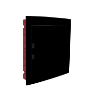 Çetinkaya ÇP 12936-1 B Siyah Kapaklı 36lı Plastik Sigorta Kutusu IP40 Klemensli 440x480x85