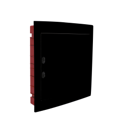 Çetinkaya ÇP 12936-1 B Siyah Kapaklı 36lı Plastik Sigorta Kutusu IP40 Klemensli 440x480x85