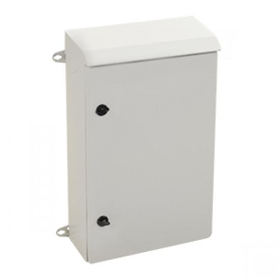 Çetinkaya ÇP 132 40x60x20 Metal Duvar Tipi Şapkalı Etanj Pano - Taban Saclı Şantiye Panosu