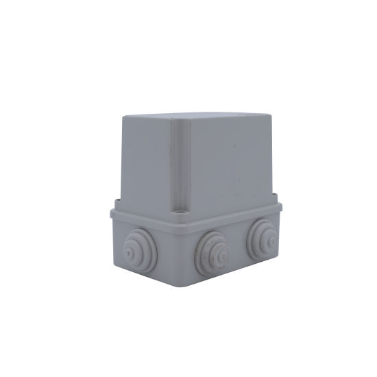 Çetinkaya ÇP 1359 Sıva Üstü Tıpalı Derin O Opak ABS Buat 80x120x120 mm