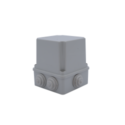 Çetinkaya ÇP 1360 Sıva Üstü Tıpalı Derin Opak ABS Buat 100x100x120 mm