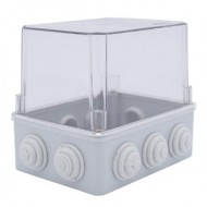 Çetinkaya ÇP 1464 Sıva Üstü Tıpalı Şeffaf Buat 310x230x180 ABS Derin