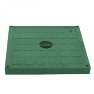 Çetinkaya ÇP 202025 Termoplastik Rogar ABS Düz Yeşil Kapaklı 20x20x20 cm