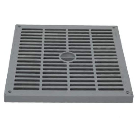 Çetinkaya ÇP 303035 Termoplastik Rogar 30x30x30 ABS Izgaralı Gri Kapaklı Yer Süzgeci