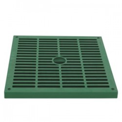 Çetinkaya ÇP 303037 Termoplastik Rogar 30x30x30 ABS Izgaralı Yeşil Kapaklı