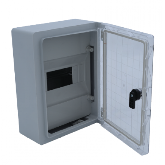 Çetinkaya ÇP 5110 Şeffaf Kapaklı Otomat Panosu ABS Perdeli 1x6 18x24x12