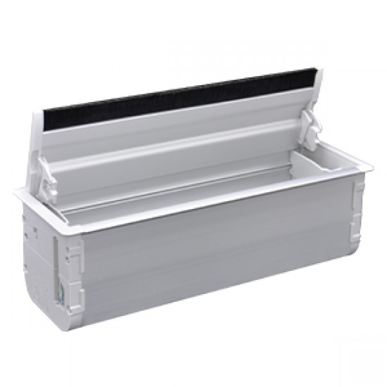 Çetinkaya P01 12 01 Fırçalı Priz Kasası Seti 12 Modül Eloksal Renkli (A:323 B:100 C:112)