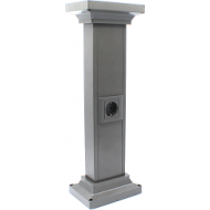 Çetinkaya P14 01 01 Alüminyum Kanal Ayak Bağlantı Parçası - Elegans Serisi Eloksal Renk