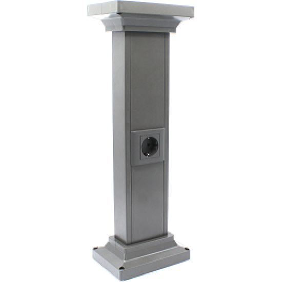 Çetinkaya P14 01 01 Alüminyum Kanal Ayak Bağlantı Parçası - Elegans Serisi Eloksal Renk