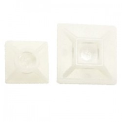 Çetinkaya ÇKB 19-19 B 19x19mm Beyaz Yapışkanlı Kablo Sabitleme ve Etiketleme Kroşesi