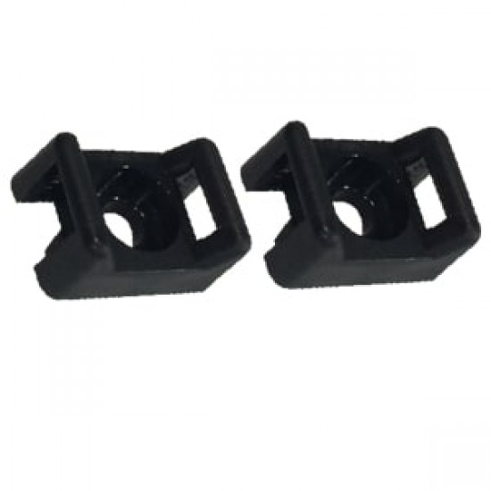 Çetinkaya ÇKB 22-15 S 22x15mm Siyah Vidalı Kroşe Kablo Bağı Etiketi ve Sabitleme Elemanı