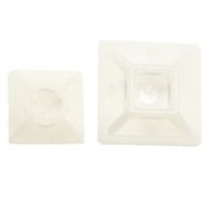 Çetinkaya ÇKB 28-28 B 28x28mm Beyaz Yapışkanlı Kroşe Kablo Bağı ve Etiketleri İçin