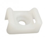 Çetinkaya ÇKB 9-15 B 9x15mm Beyaz Vidalı Kroşe Kablo Sabitleme Klipsi Bağlantı Elemanı