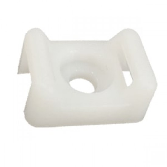 Çetinkaya ÇKB 9-15 B 9x15mm Beyaz Vidalı Kroşe Kablo Sabitleme Klipsi Bağlantı Elemanı