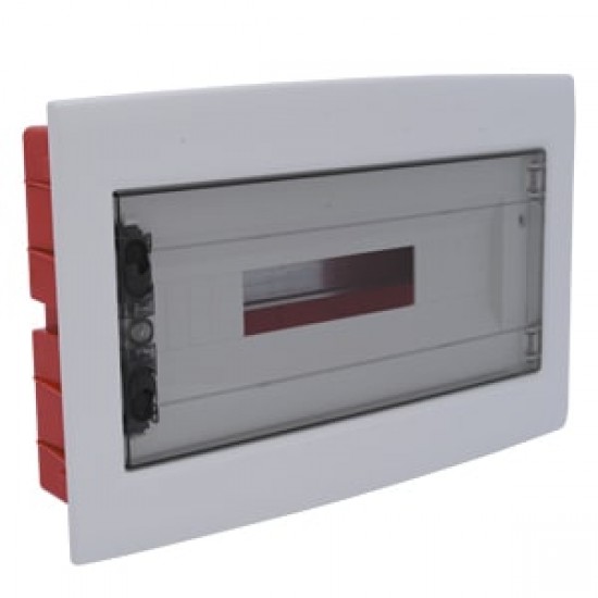 Çetinkaya ÇP 10918 Şeffaf Kapaklı ABS 18li Sigorta Kutusu Klemensli 440x273x80 IP40