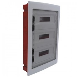 Çetinkaya ÇP 10954-M1 54lü Şeffaf Kapaklı Metal Sigorta Kutusu 440x654x95mm