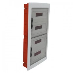 Çetinkaya ÇP 10972-M1 Metal Gövdeli 72li (18x4) Şeffaf Kapak Sigorta Kutusu 440x855x95 ABS