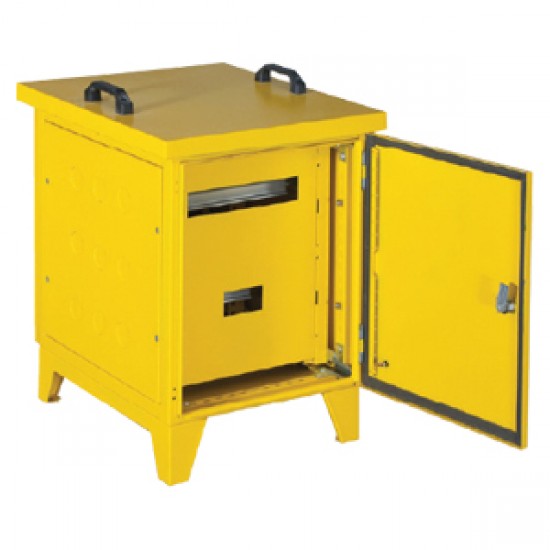 Çetinkaya ÇP 128 40x68x50 Metal 9 Trifaze 9 Monofaze Prizli Etanj Şantiye Panosu