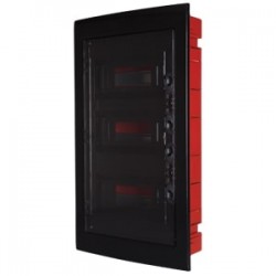 Çetinkaya ÇP 12936 B 36lı Klemensli ABS IP40 Siyah Kapaklı Sigorta Kutusu 305x544x87