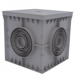Çetinkaya ÇP 303031 30x30x30 ABS Gri Yeraltı Buatı Termoplastik Rogar Kapaksız