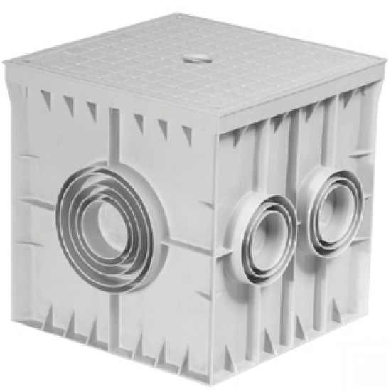 Çetinkaya ÇP 303033 ABS Yeraltı Buatı 30x30x30 Termoplastik Rogar 6 Çıkışlı Kapaksız