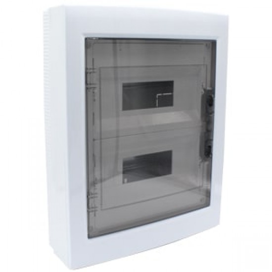 Çetinkaya ÇP 30924-1 440x273x80 ABS 12li Şeffaf Kapaklı Sigorta Kutusu - Klemensli