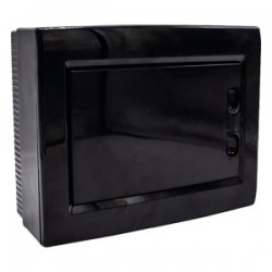 Çetinkaya ÇP 32908 B ABS Siyah Kapaklı Klemensli Sigorta Kutusu 219x184x89 mm 8li