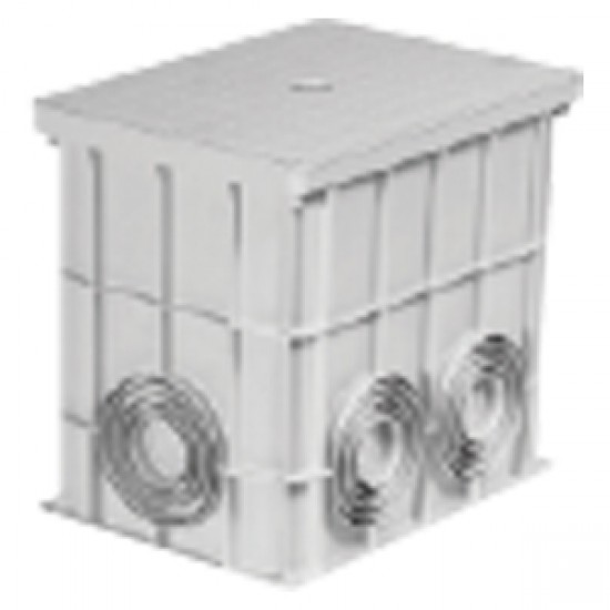 Çetinkaya ÇP 362634 Termoplastik Rogar - ABS Düz Gri Kapak 36x26x32