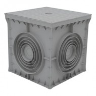 Çetinkaya ÇP 404040 Termoplastik Yeraltı Buat Rogar 40x40x40 ABS Gri + Kapaklı
