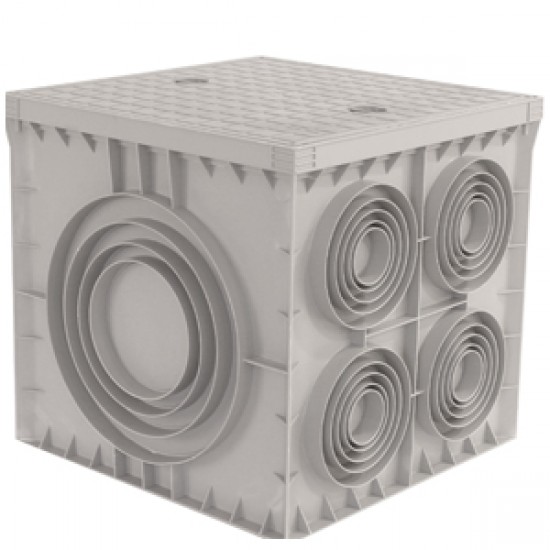 Çetinkaya ÇP 505053 ABS Yeraltı Buatı 10 Çıkışlı Termoplastik Rogar – 48x48x45 cm