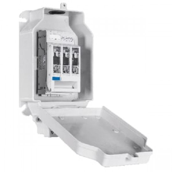 Çetinkaya ÇP 515 Polyester Kofra Kutusu 23x42x12 Kaidesiz Boş NH Yük Kesici Panosu