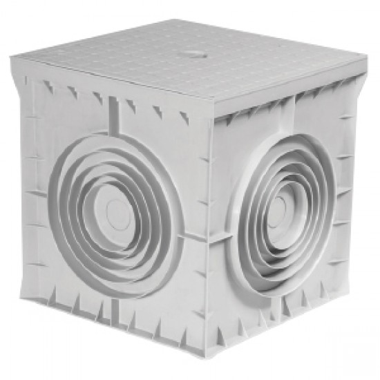 Çetinkaya ÇP 555551 Termoplastik Rogar Yeraltı Buatı Kapaksız ABS Gri 55x55x50